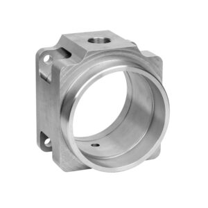 Frästeil Anschlussflansch für ein Kühlergehäuse aus 16MnCr5